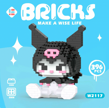 Kuromi Bricks Piece Set