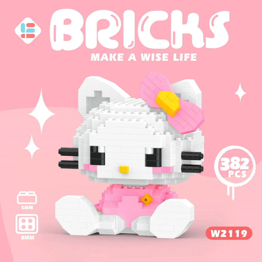 Hello Kitty Bricks Piece Set