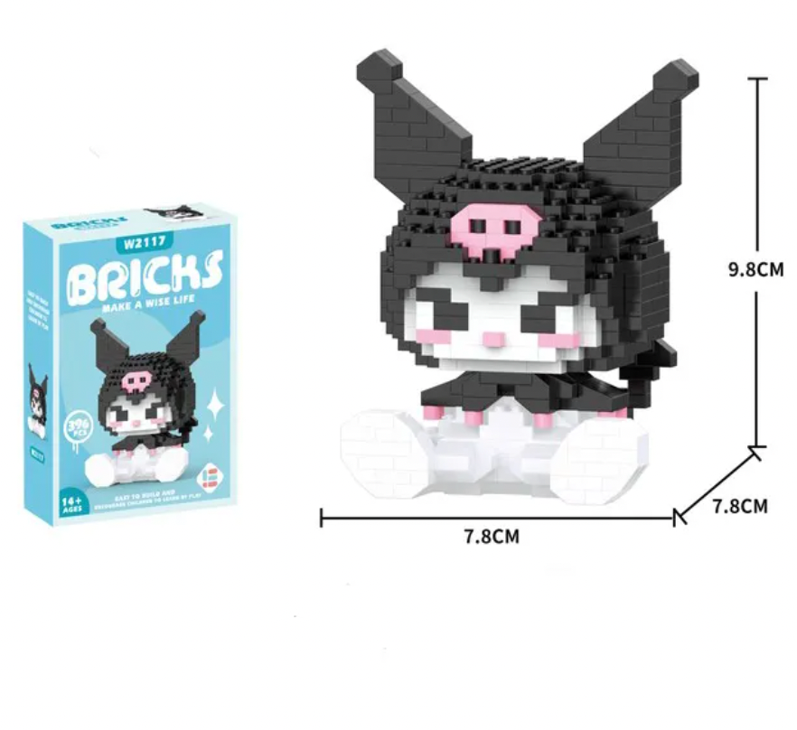 Kuromi Bricks Piece Set