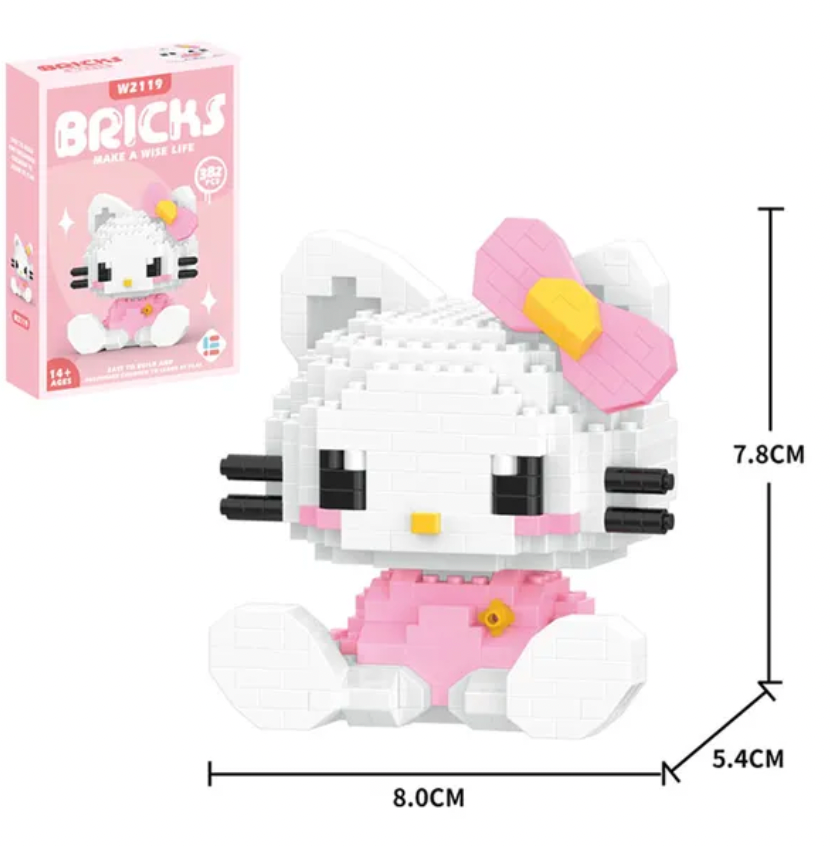 Hello Kitty Bricks Piece Set